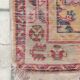 Tapis patiné orient laine fait mai 166 cm x 95 cm