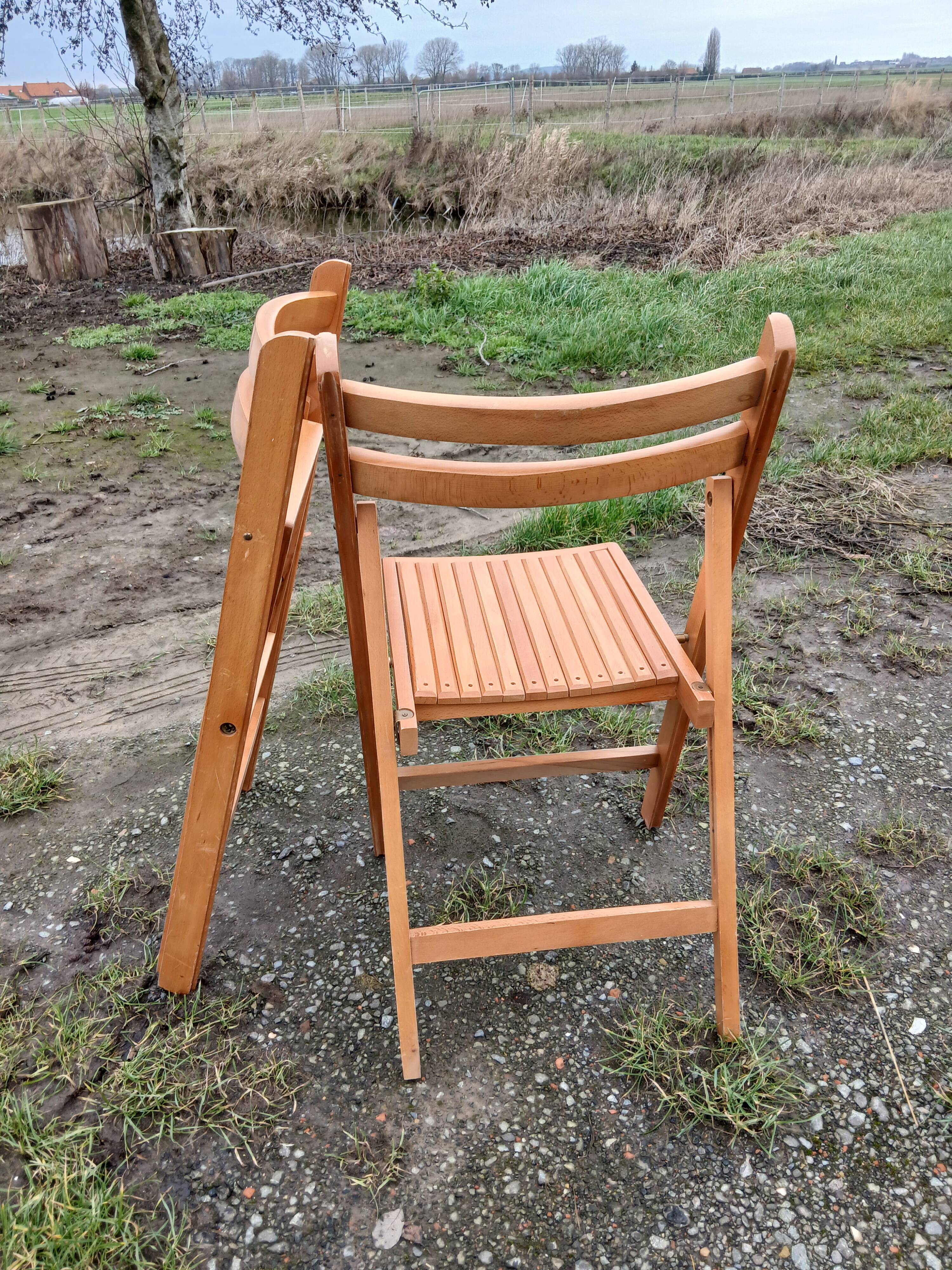 Vintage folding chairs