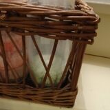 Rattan bottle holders