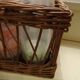 Rattan bottle holders