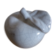 Cracked ceramic apple