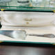 Christofle silver metal pie shovel, vendome model