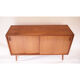 Enfilade scandinave portes coulissantes teck miel