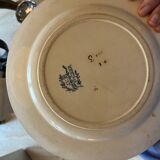 Two antique ironstone plates