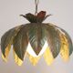Suspension vegetal pattern green leaves