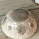 Raku ceramic salad bowl