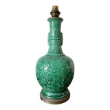 Mint green glazed ceramic lamp base