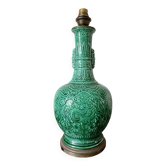 Mint green glazed ceramic lamp base