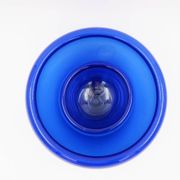 Pair of cobalt blue blown glass cups - 1970s
