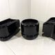 Luigi Colani set of 3 room dividing black planters 1970’s