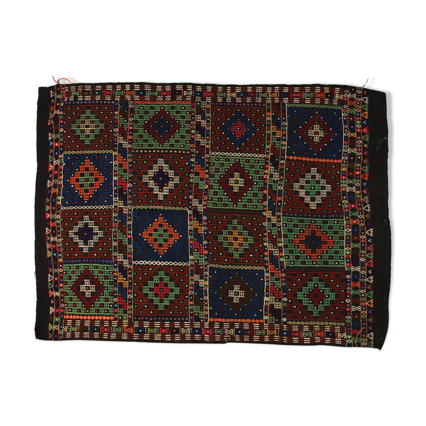 Anatolian handmade kilim rug 211 cm x 154 cm