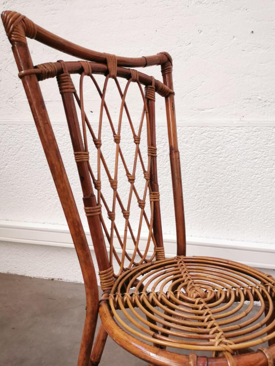 Italian rattan chair