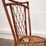 Italian rattan chair