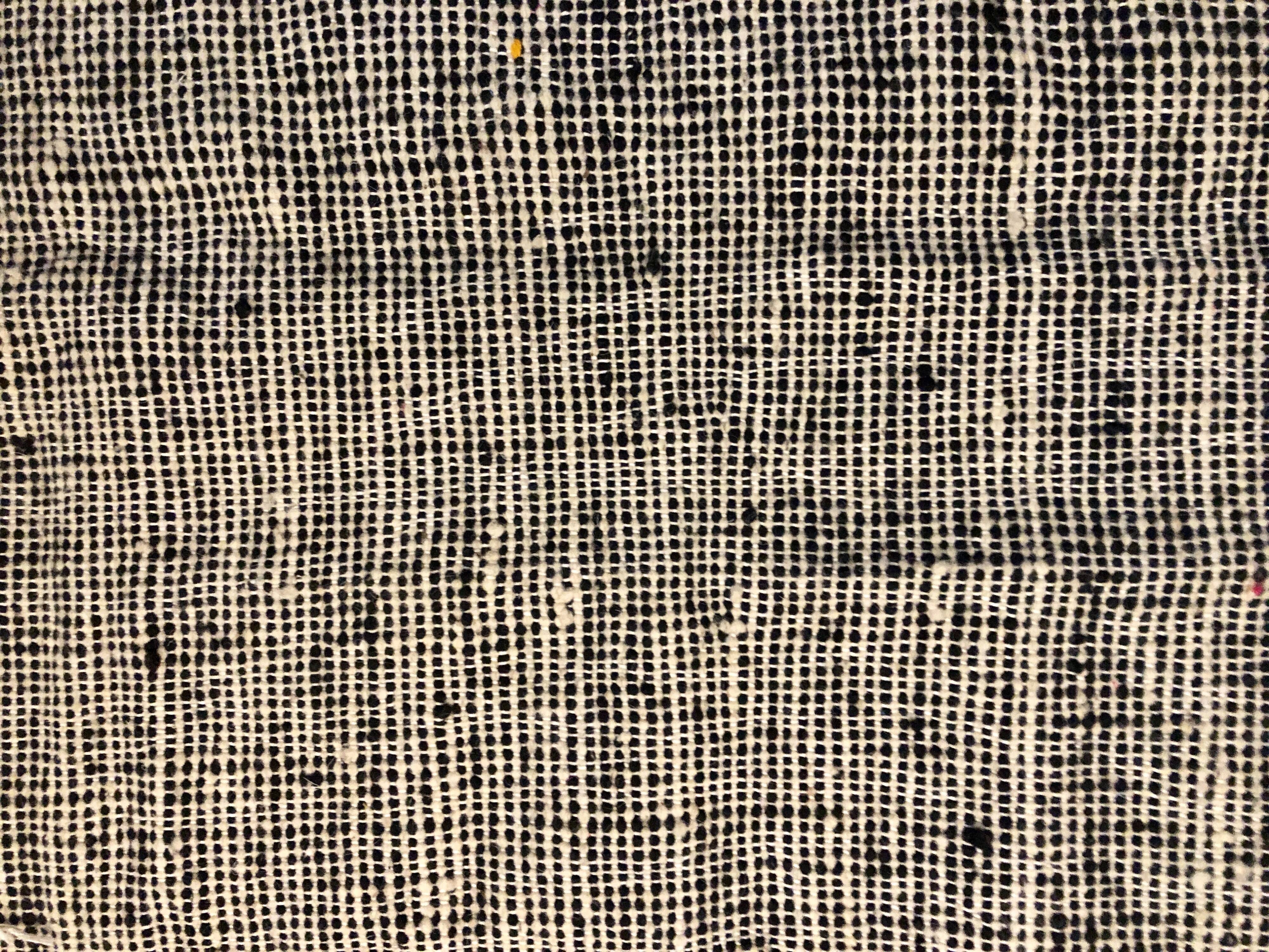 Carpet kilim zanafi black and white100x114cm