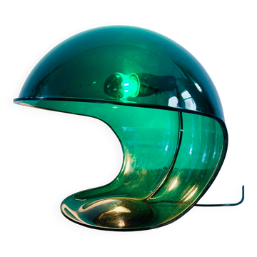 Foglia Model 643 Translucent Table Lamp By Elio Martinelli For Martinelli Luce, Italy 1969