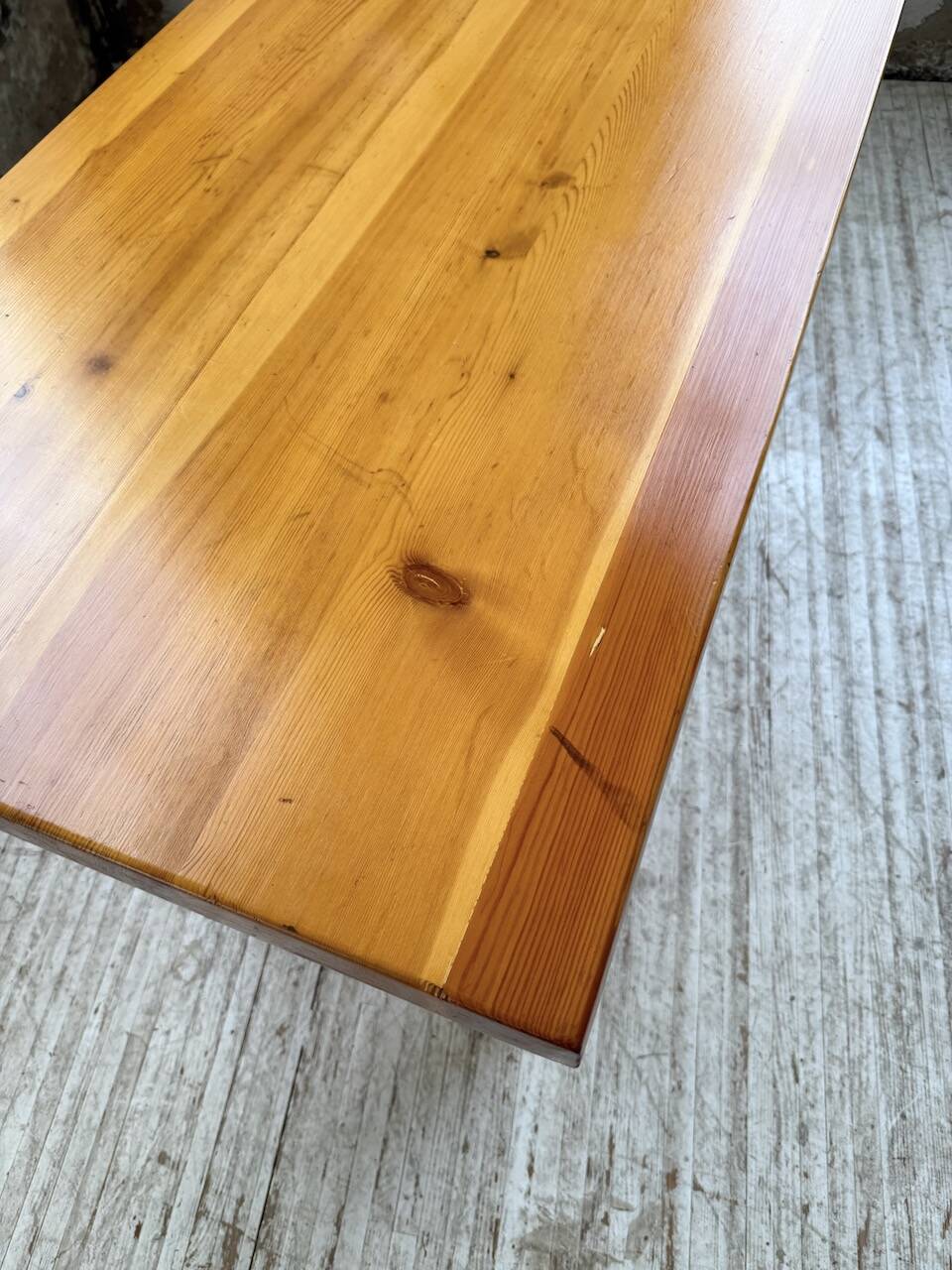 Farmhouse table, mountain furniture from the 50s
