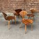Set of 4 Norman Cherner chairs for Plycraft USA in teak, 1960s
