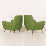 Gigi Radice attr. to lounge chairs, set of two, 1960s