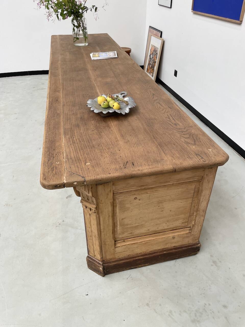XXL oak and pine counter 350cm