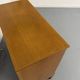 Vintage chest of drawers with 5 drawers in light wood, French design from the 60s/70s.