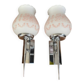 Vintage wall light pair