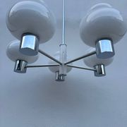 Lustre Space Age opaline chrome années 70