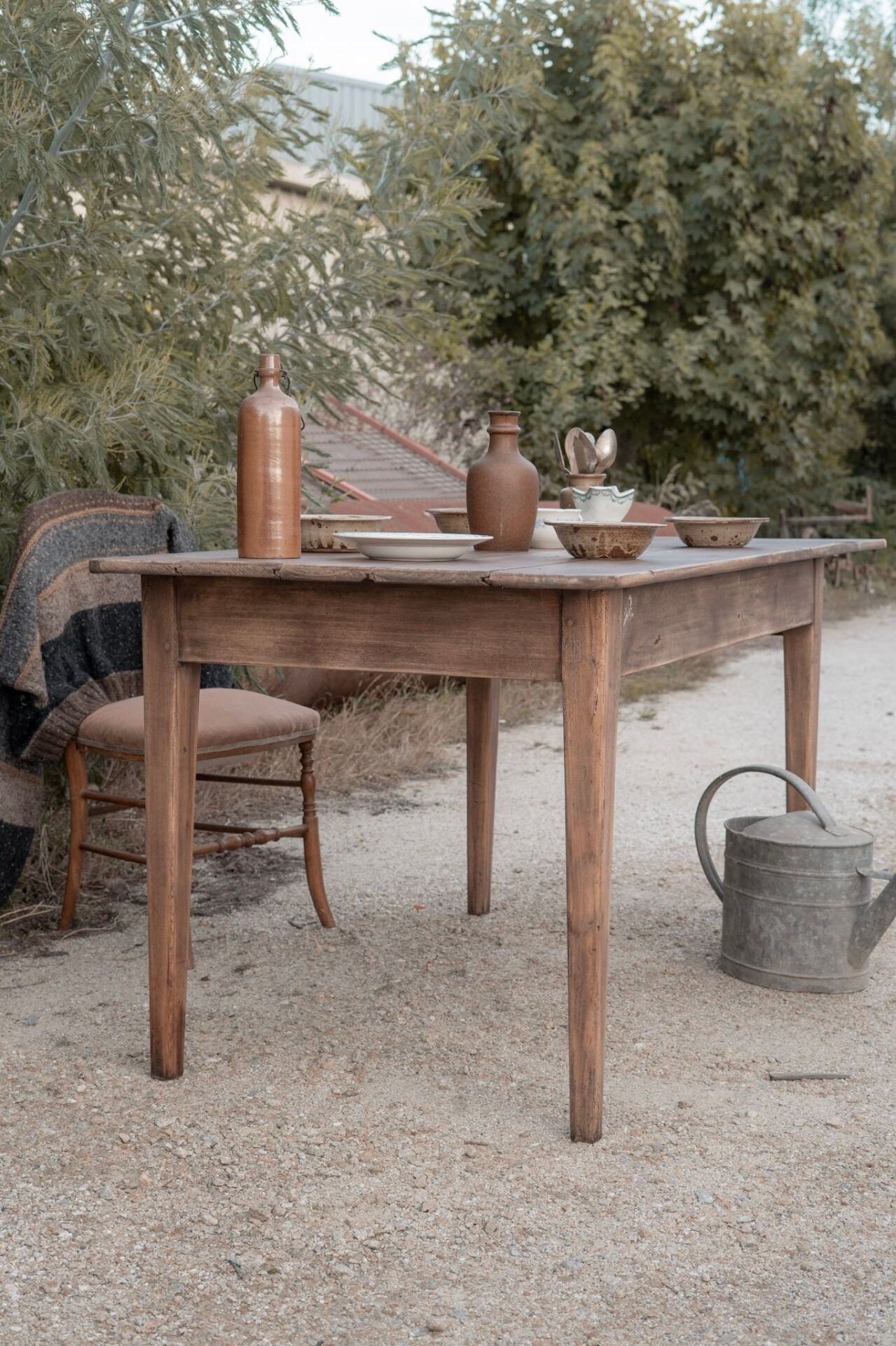 Renovated old farmhouse table