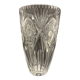 Carved crystal vase