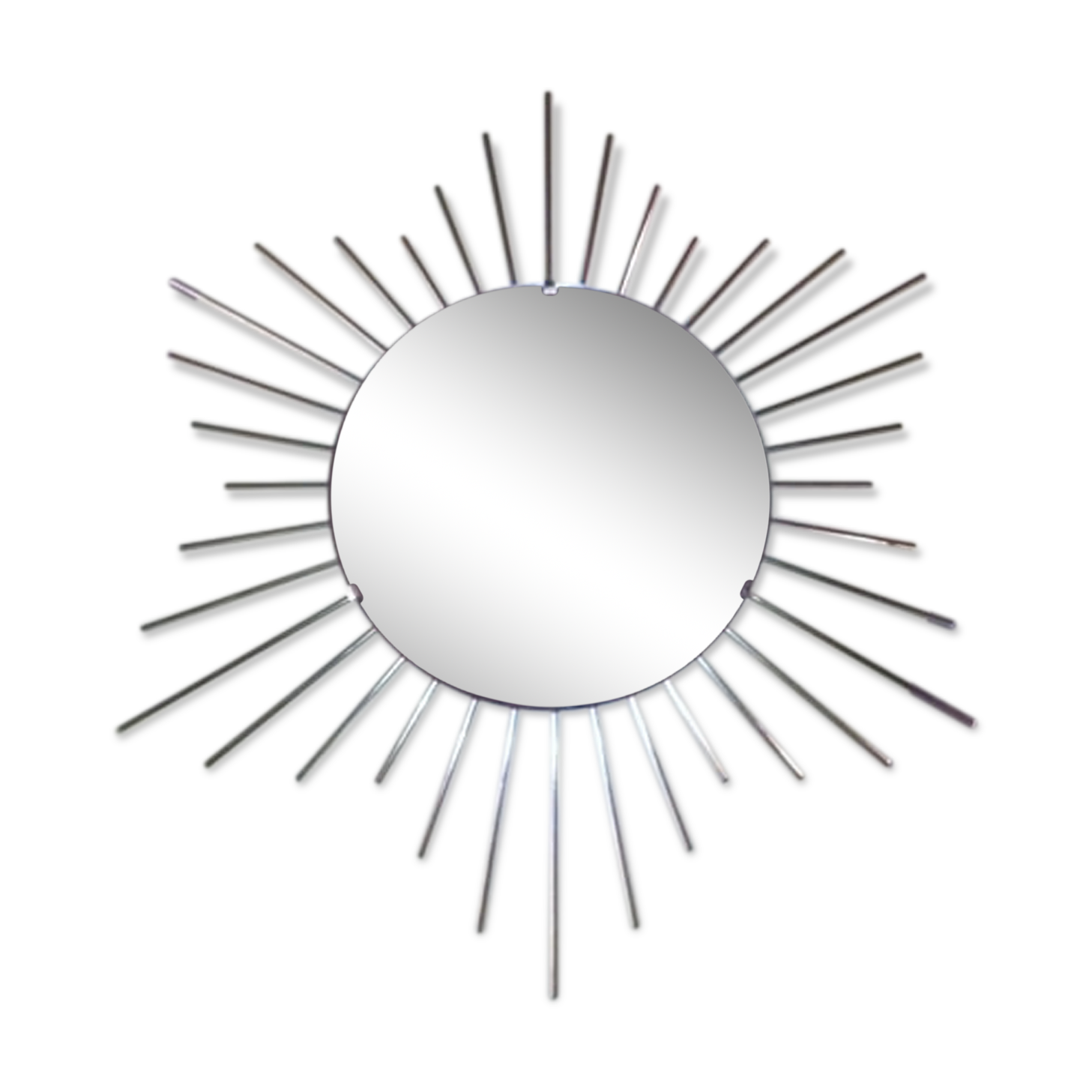 1960s Brass sun mirror 67cm