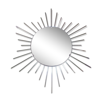 1960s Brass sun mirror 67cm