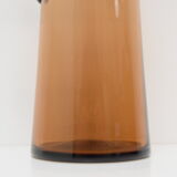 Art Czech glass pitcher, by Glasswork Novy Bor, 1950s