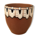 Russian handicraft cup hand painted pattern