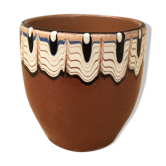 Russian handicraft cup hand painted pattern
