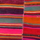 Old Turkish narrow Kilim Runner 266x58 cm shabby chic, vintage kelim