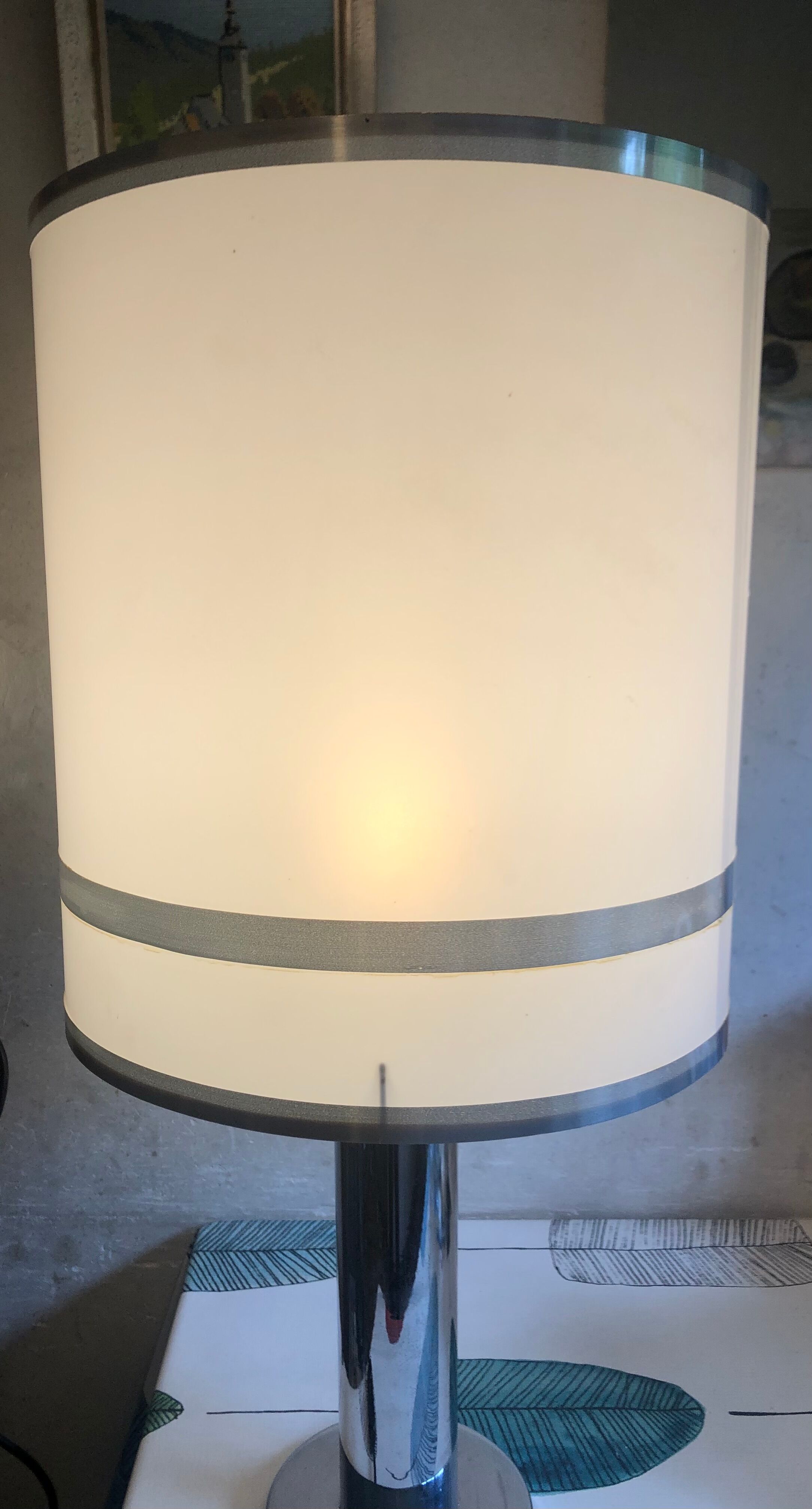 Lamp Space age Design chrome 70s