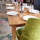Table de ferme 200 x 80 chêne clair