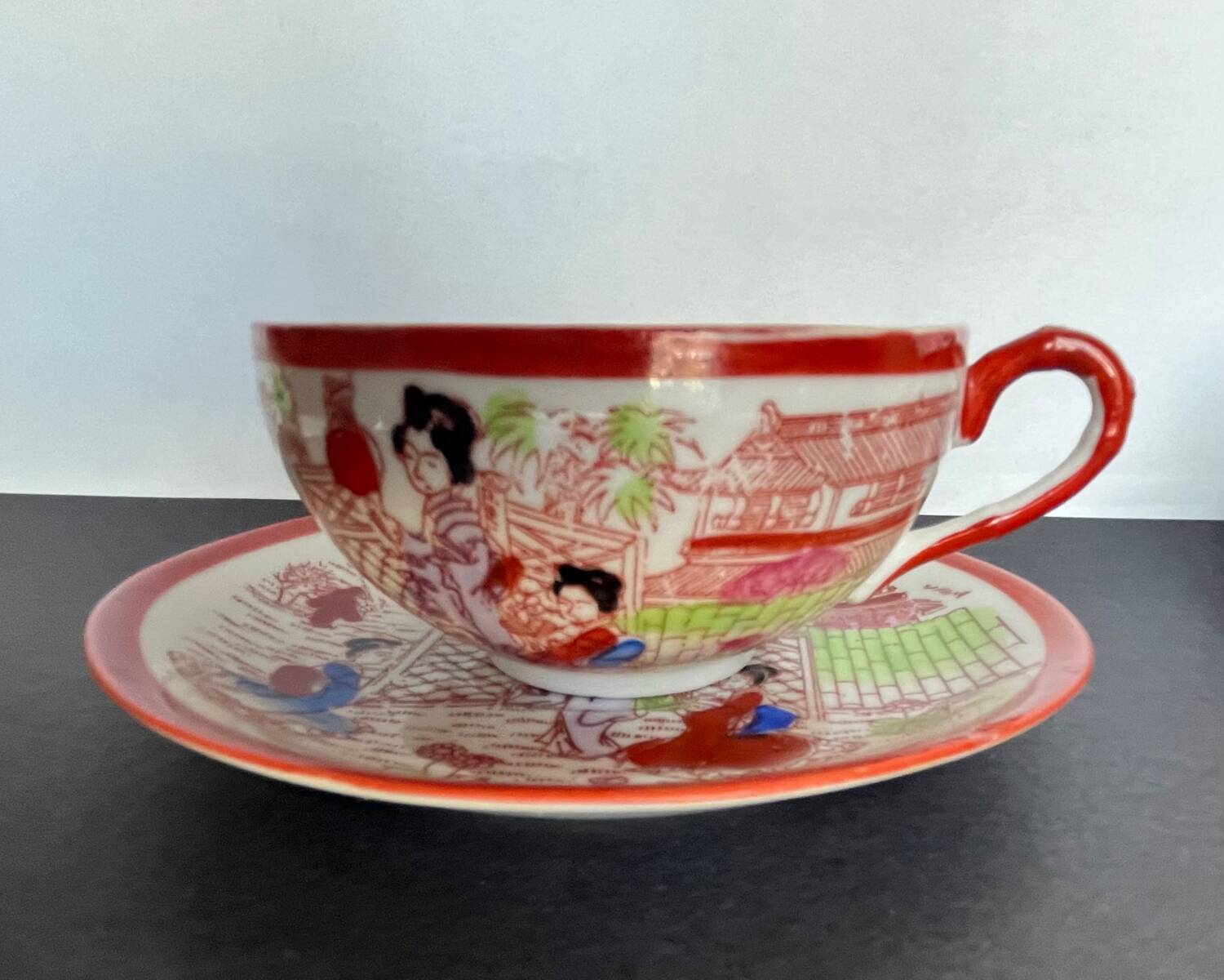 Service à thé en porcelaine de Chine 12 pièces