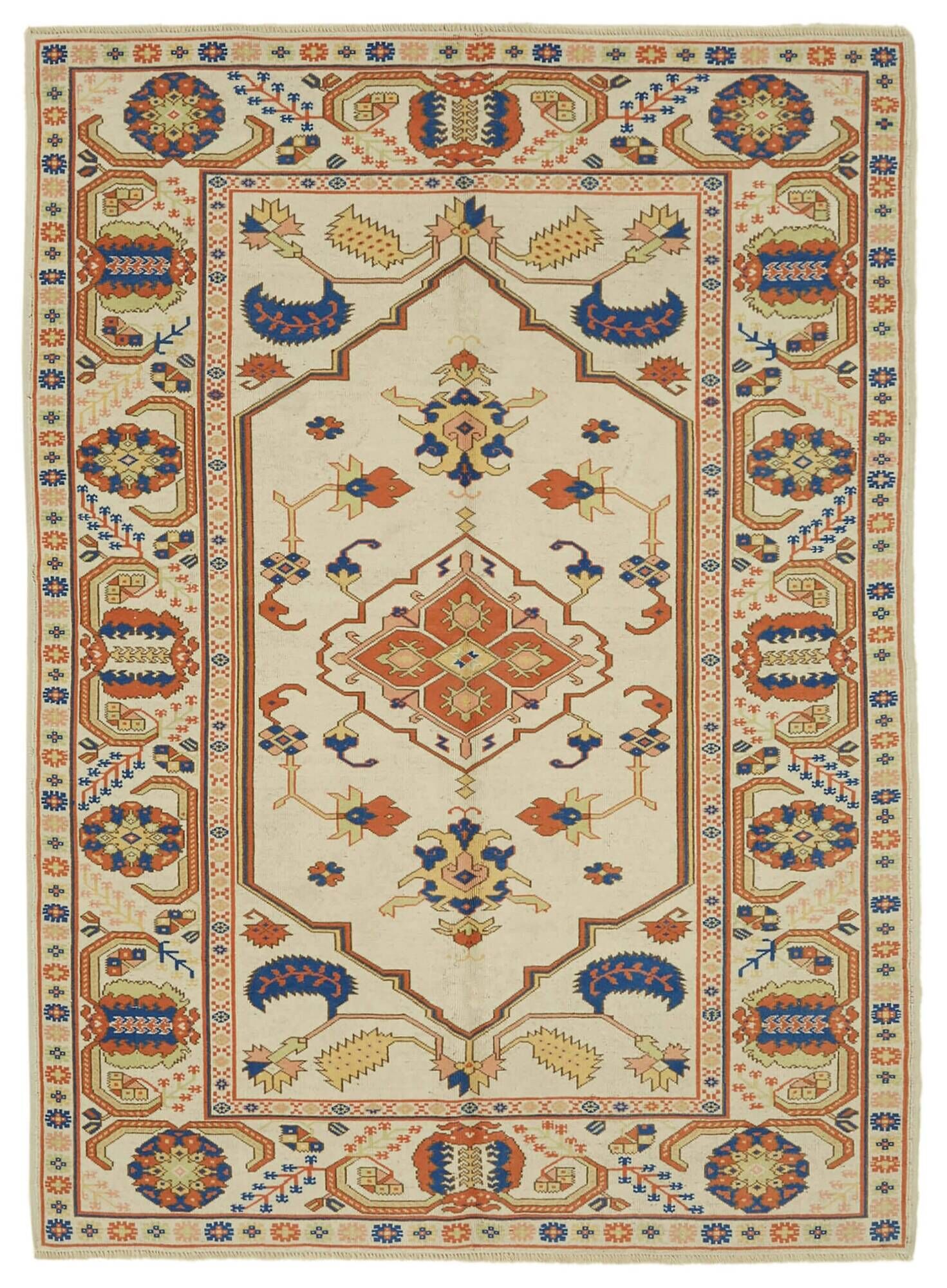 Turkish Vintage Anatolian Rug 185 cm x 253 cm
