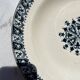 Vintage deep plate in Salins ironstone