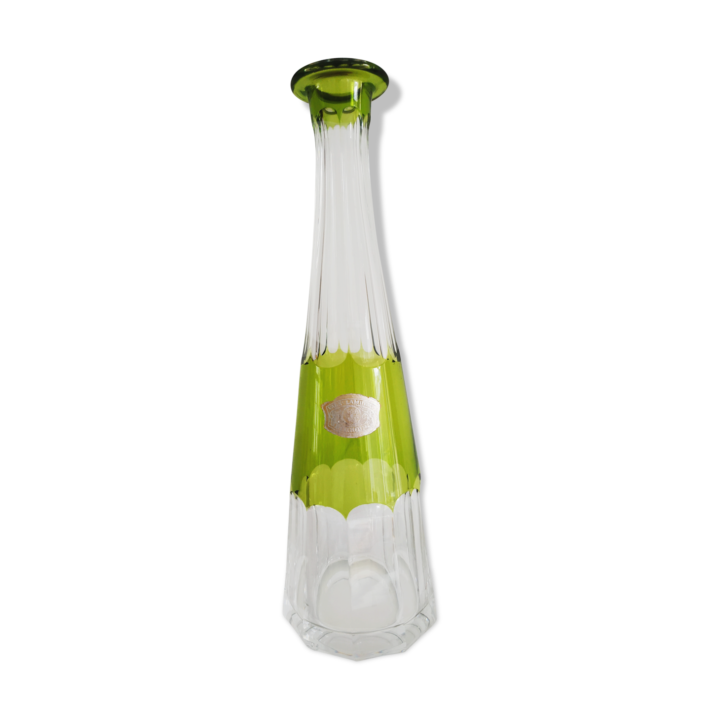 Val Saint Lambert Crystal Carafe can serve as soliflore