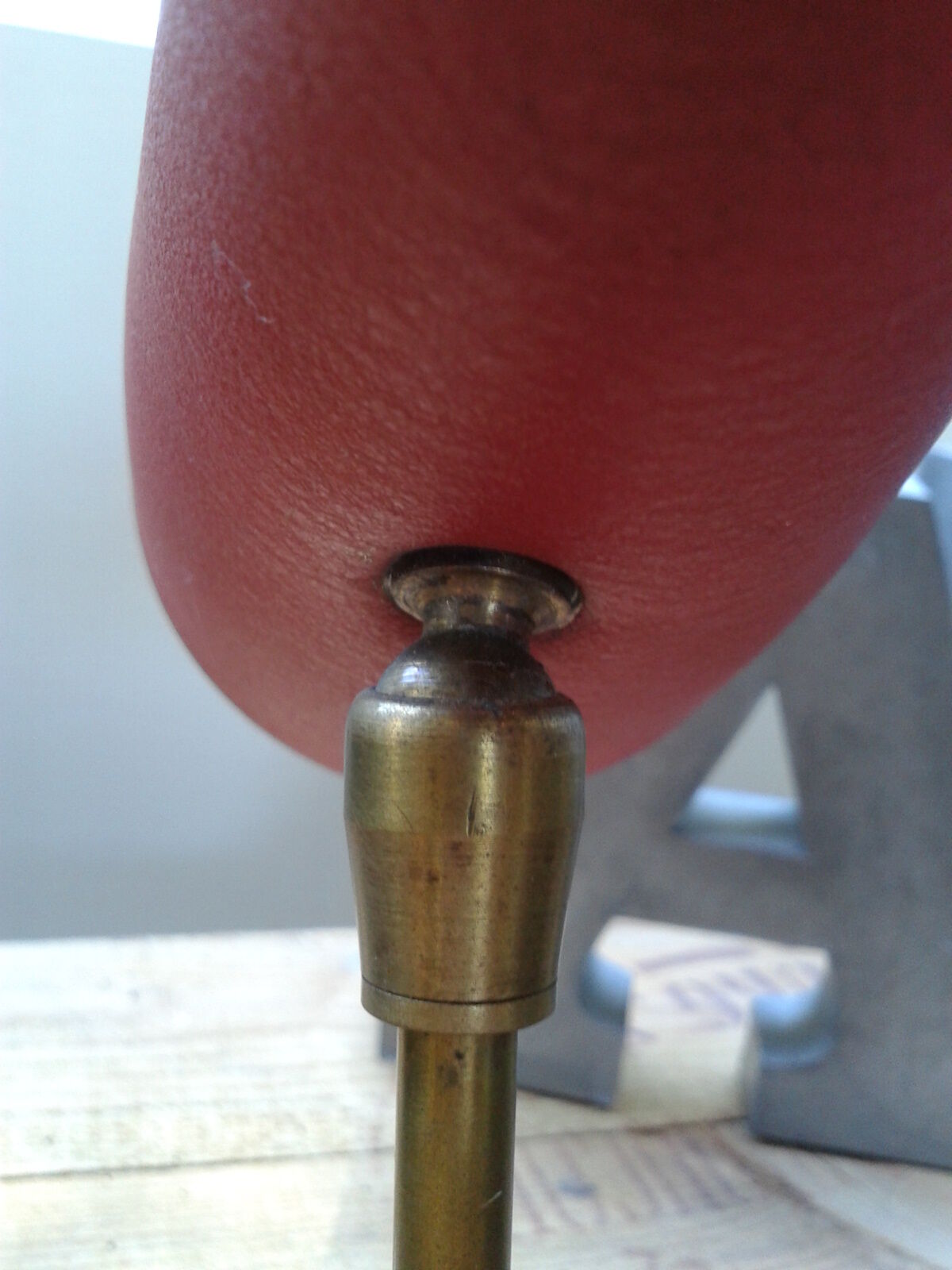 Lamp 50 years red casserole