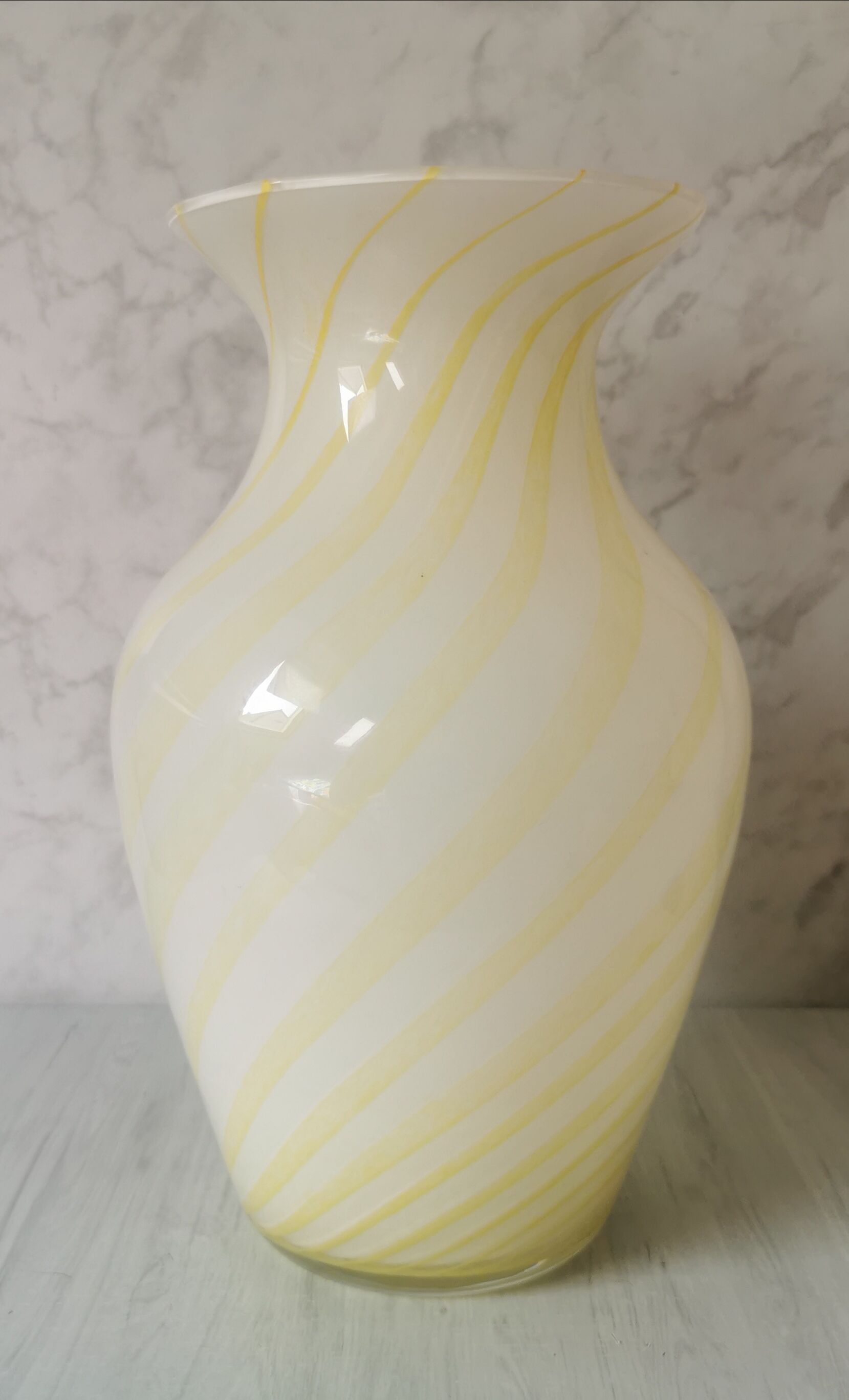 Blown glass vase Italy