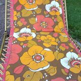 Deckchair, vintage Lafuma camp bed