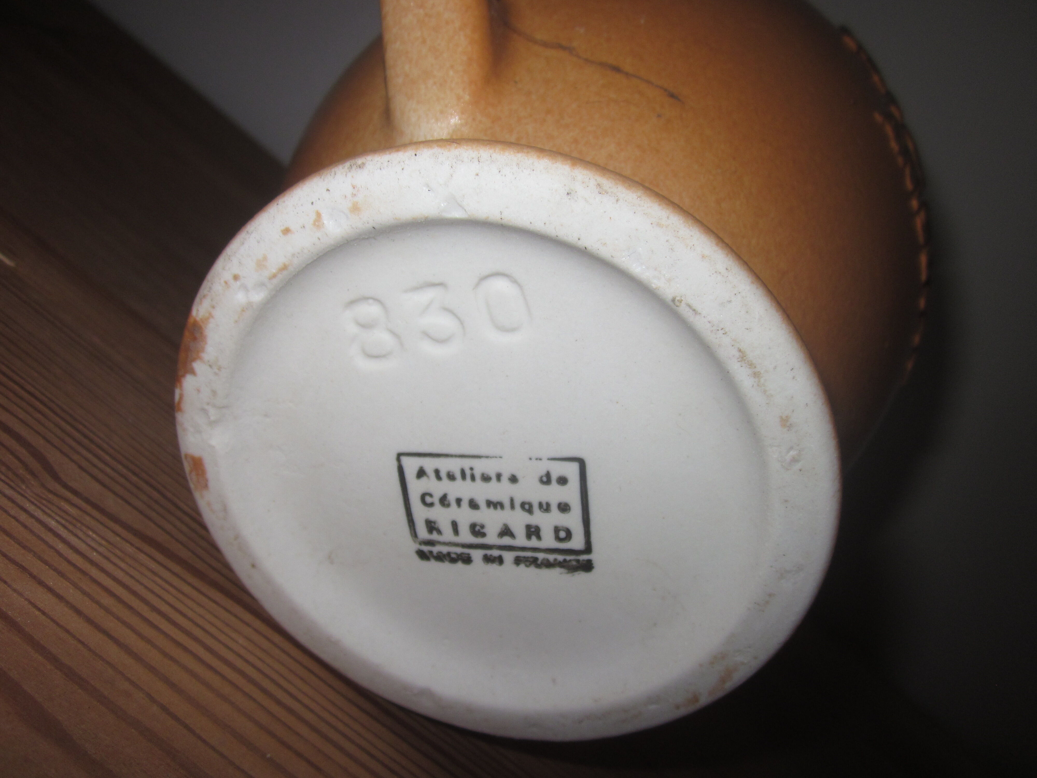 Pitcher ricard anisette n° 830