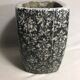 Old enamelled terracotta vase from the 70's vintage