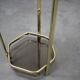 Mid-Century Brass and Smoked Glass Tea Table, 1970s, Germany