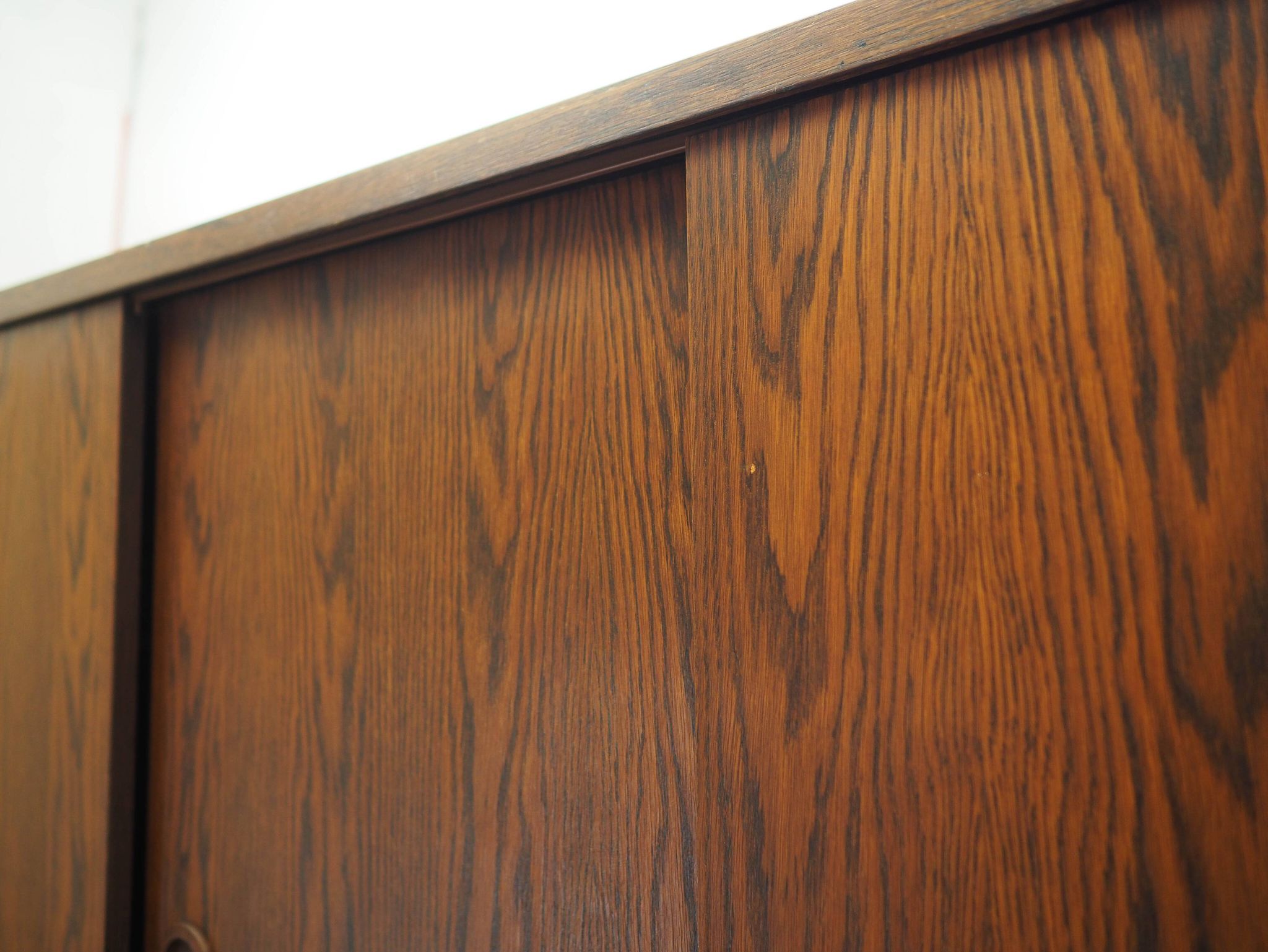 Oak wardrobe, Danish design, 1970s, manufactured by Tage Mogensen