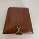 Distributeur cigares cigarettes vintage 1960 bois doré - 20 x 19 cm