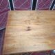 Vintage pine toilet table