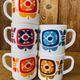 Set of 5 mug mobil arcopal 70